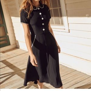 Christy Dawn Sebastian Dress in Noir